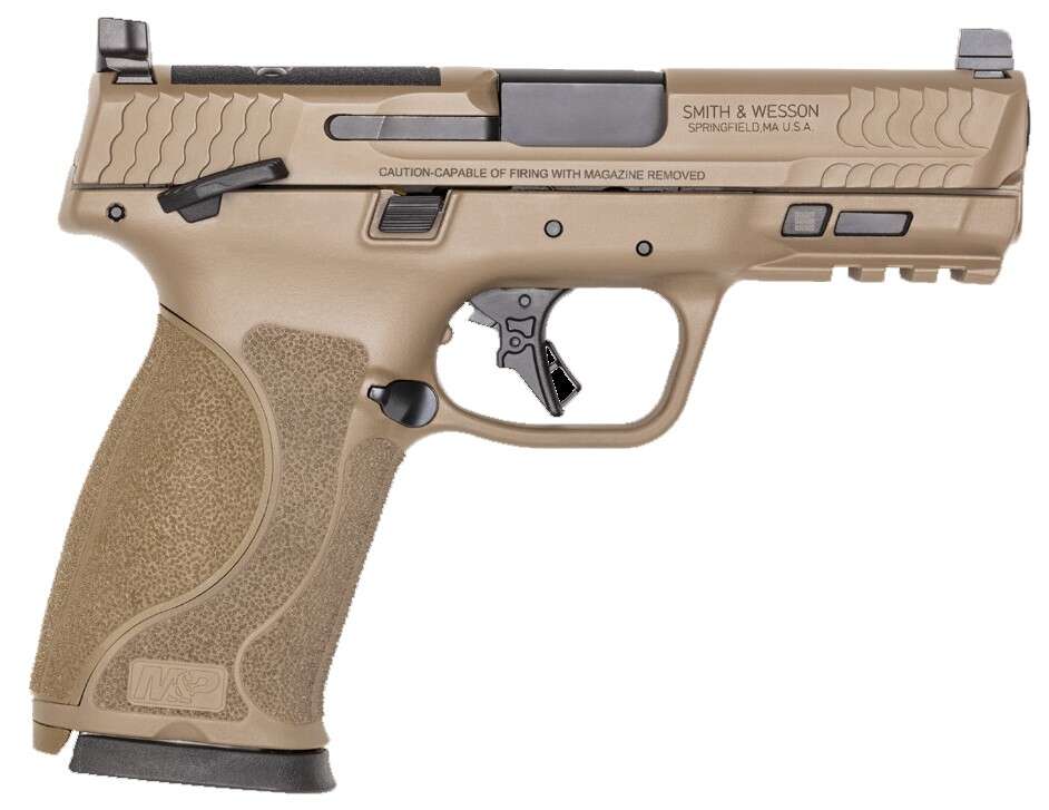 Handguns Smith&Wesson M&P M2.0 10mm S&W M&P M2.0 10MM 4" 15RD TS OR FDE